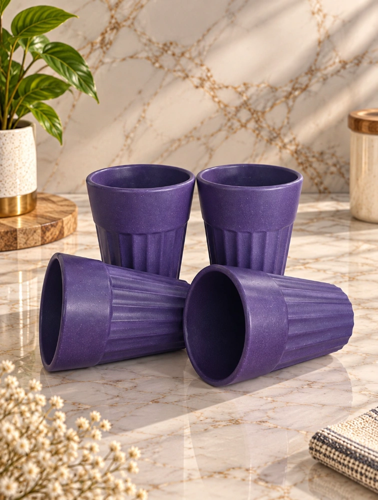 Purple Husk Chai 4 Piece Of Cups 140ml