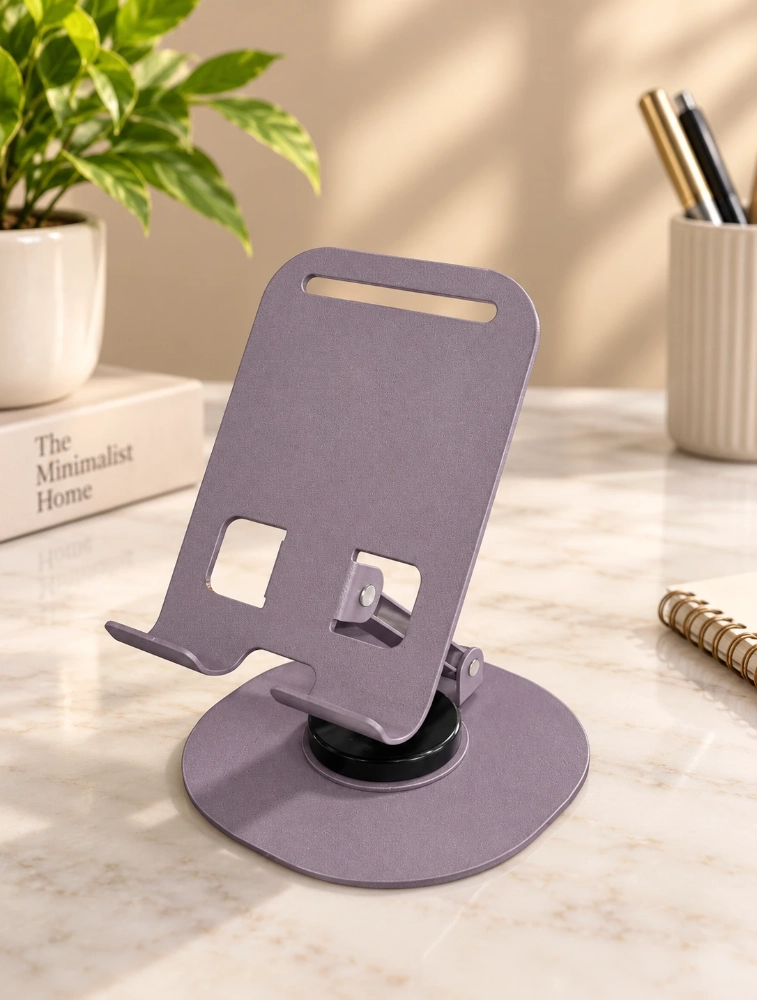 Purple 360 Degree Rotate Metal Mobile Stand