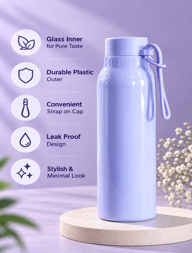 Purple Aqua Loop Water Bottle