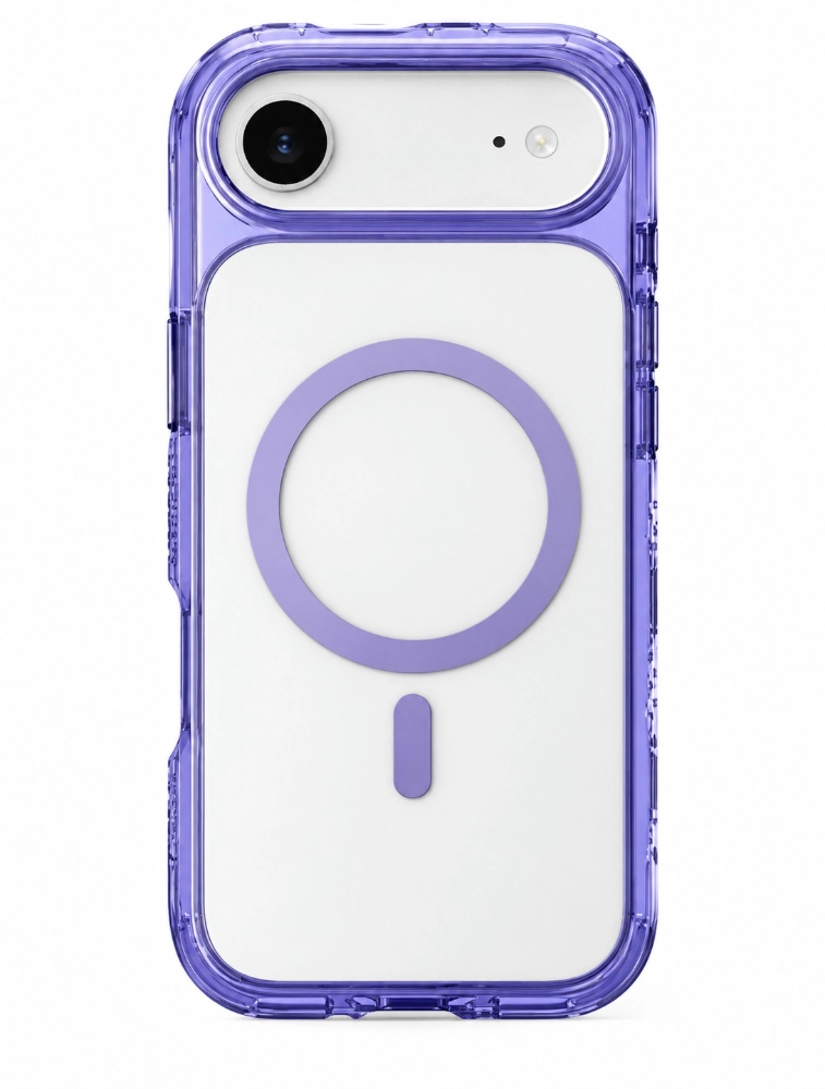 Purple LAUT Crystal Matter X iPhone 17 Air Phone Case