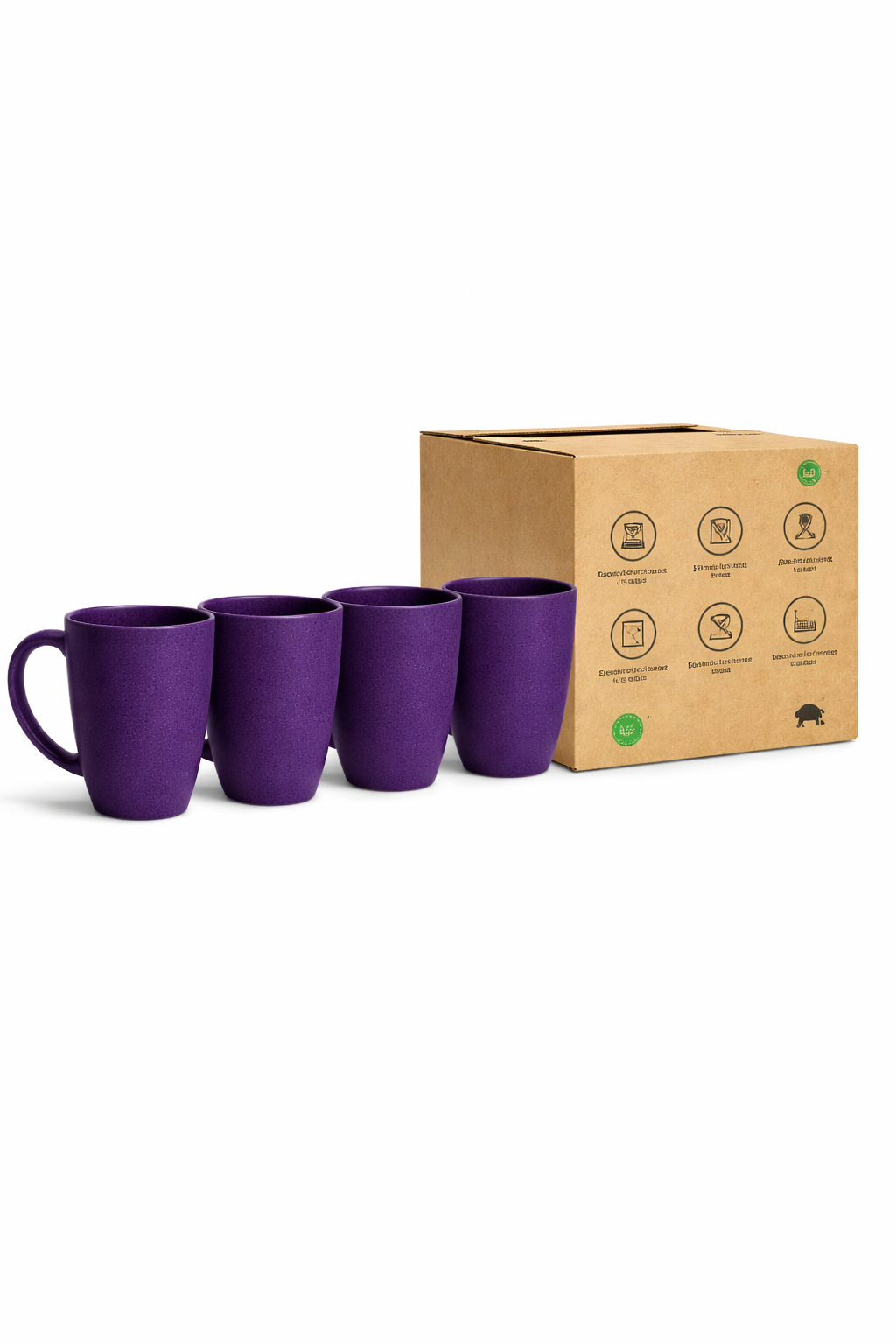 Purple Vintage Brew Mug(Pack of 4)