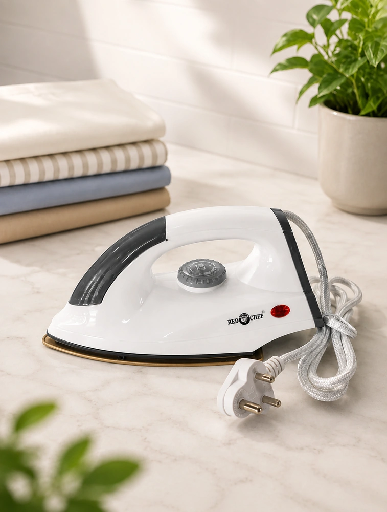 Red Kitchen Chef Hunk Dry Iron 1000Watts