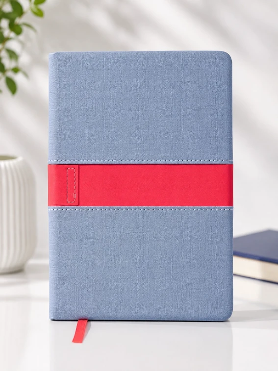 Red Signature Contrast Belt Diary — bulk from ₹193