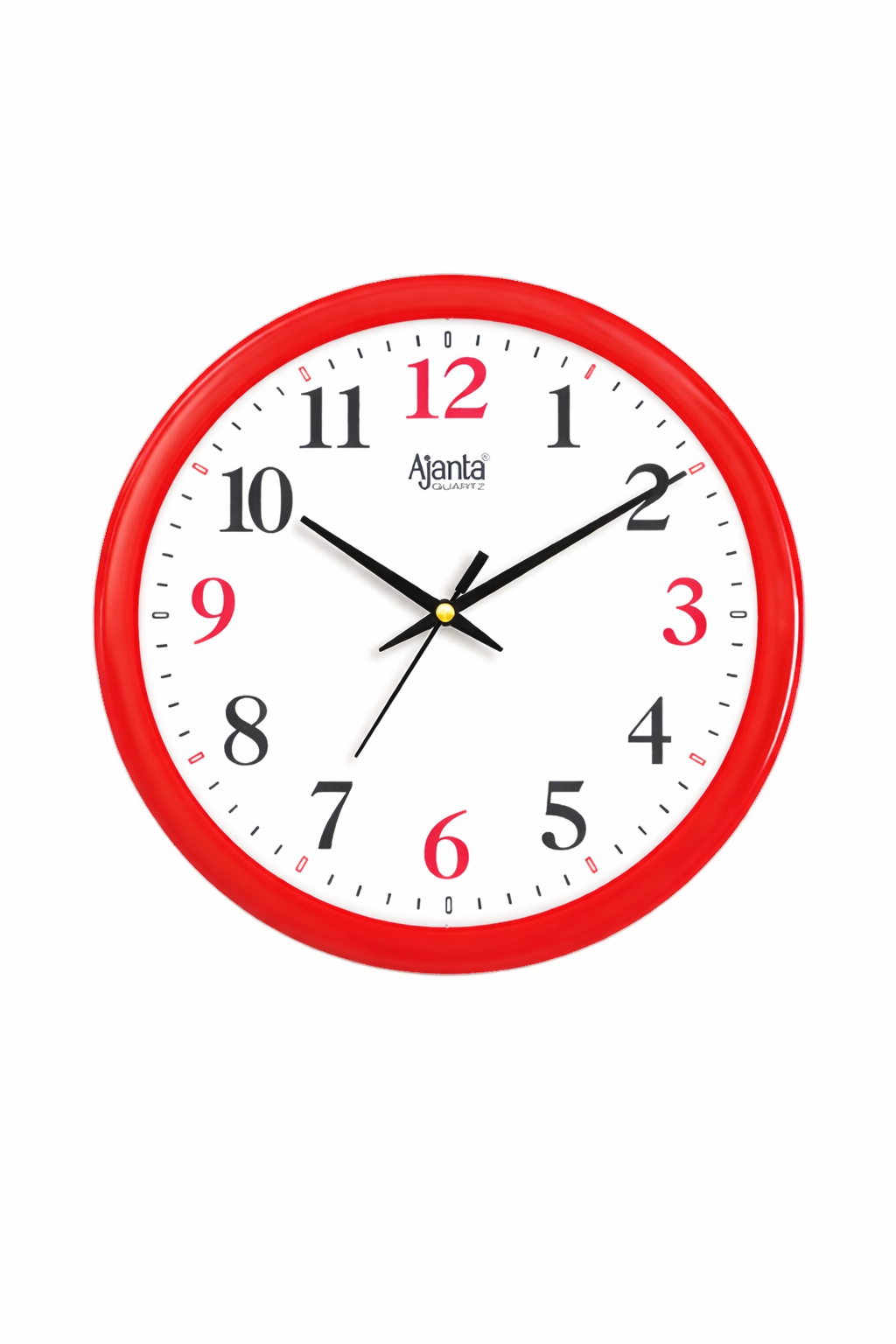 Red Simple Wall Clock 5057