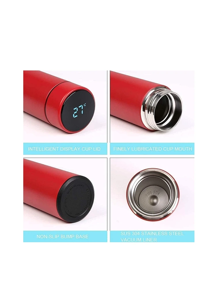 Red Smart Thermos Mug