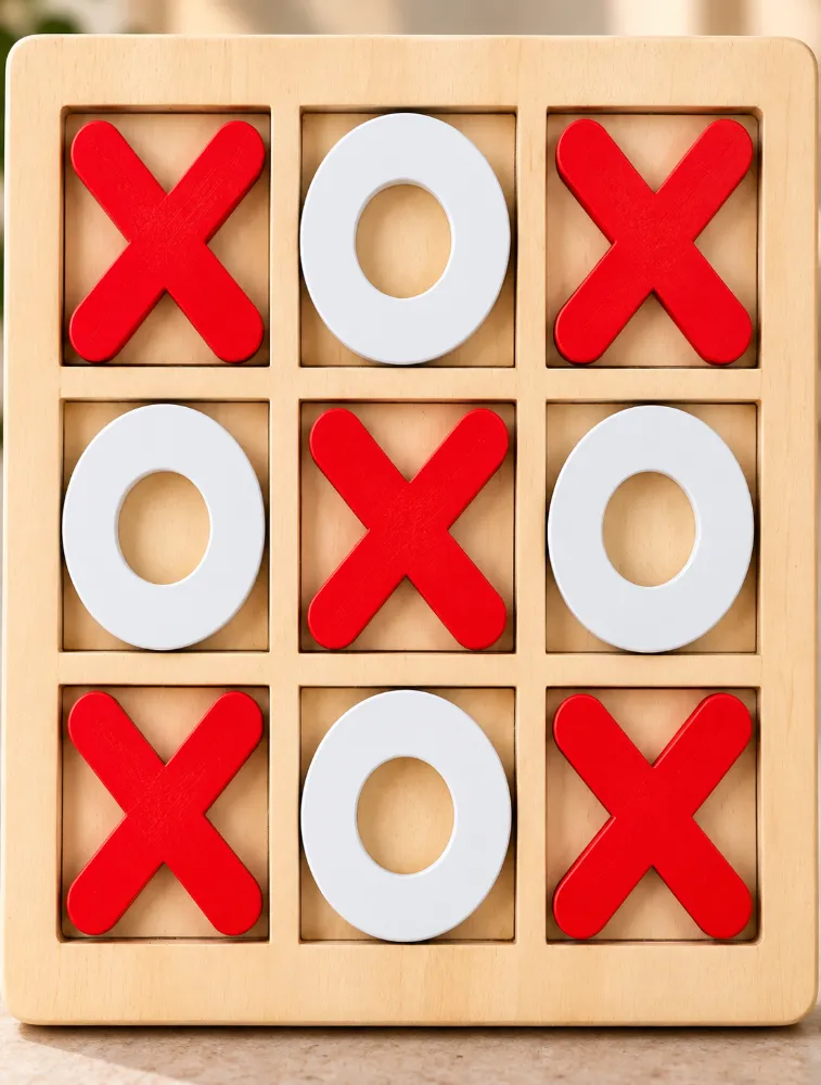 Red Smart XO Brain Game