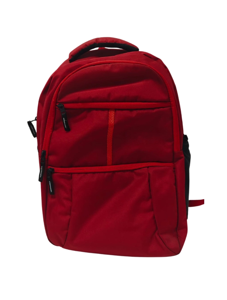  Red Unisex Multi Compartment Ulility Backpack  