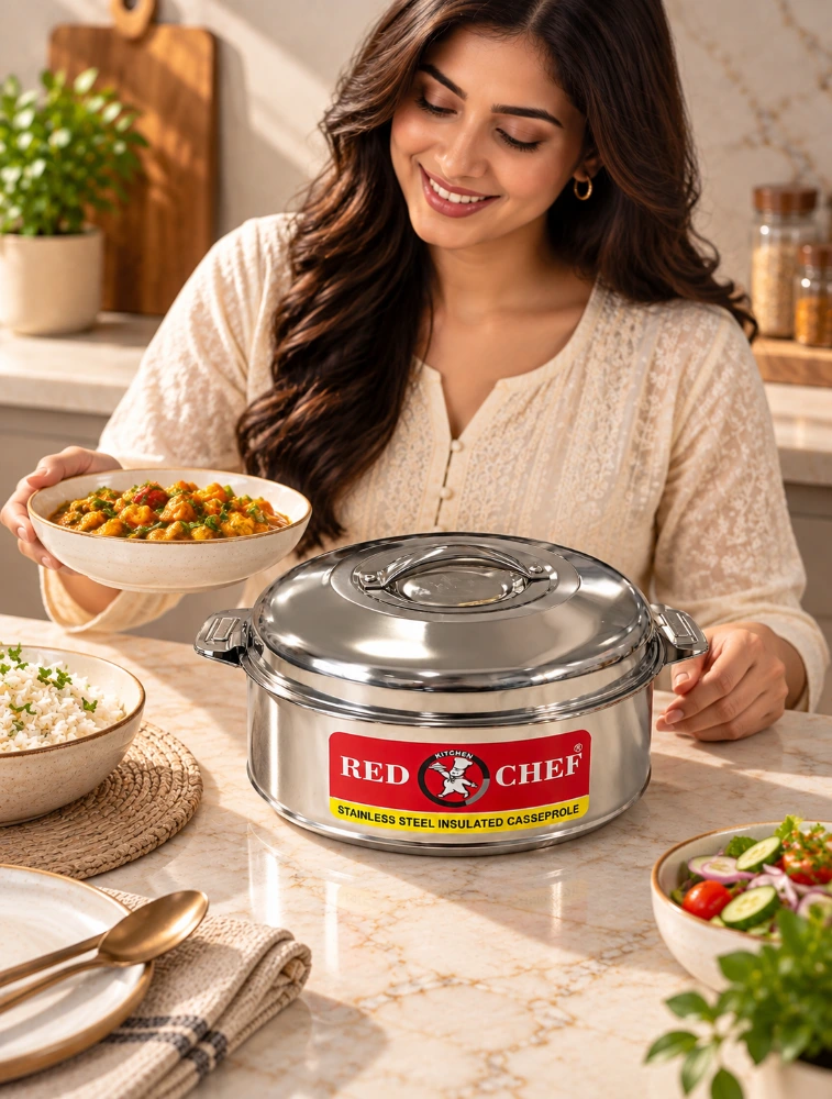 Red kitchen Chef Premium Casserole 3000ML