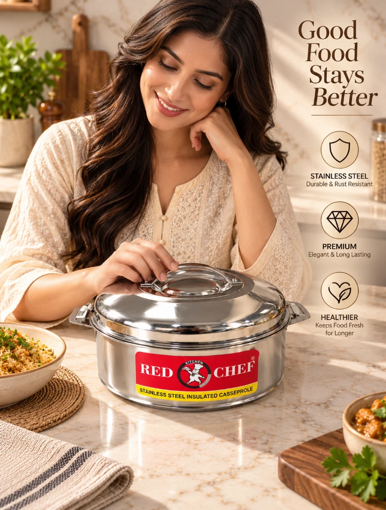 Red kitchen Chef Premium Casserole 4500ML