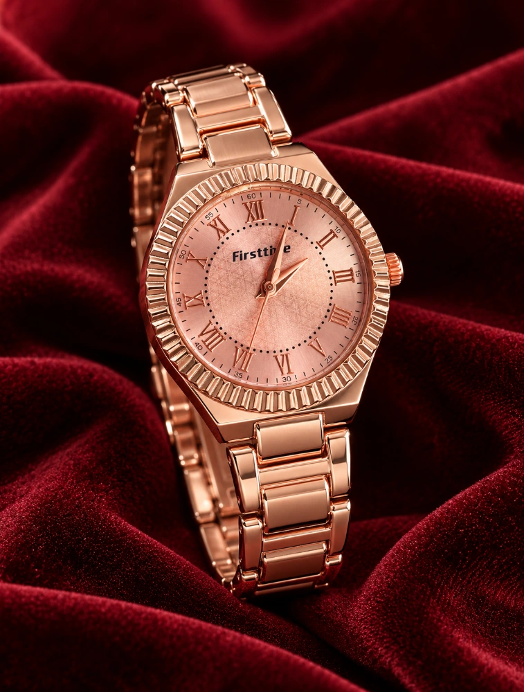 Rose Gold Roman Numeral Watch