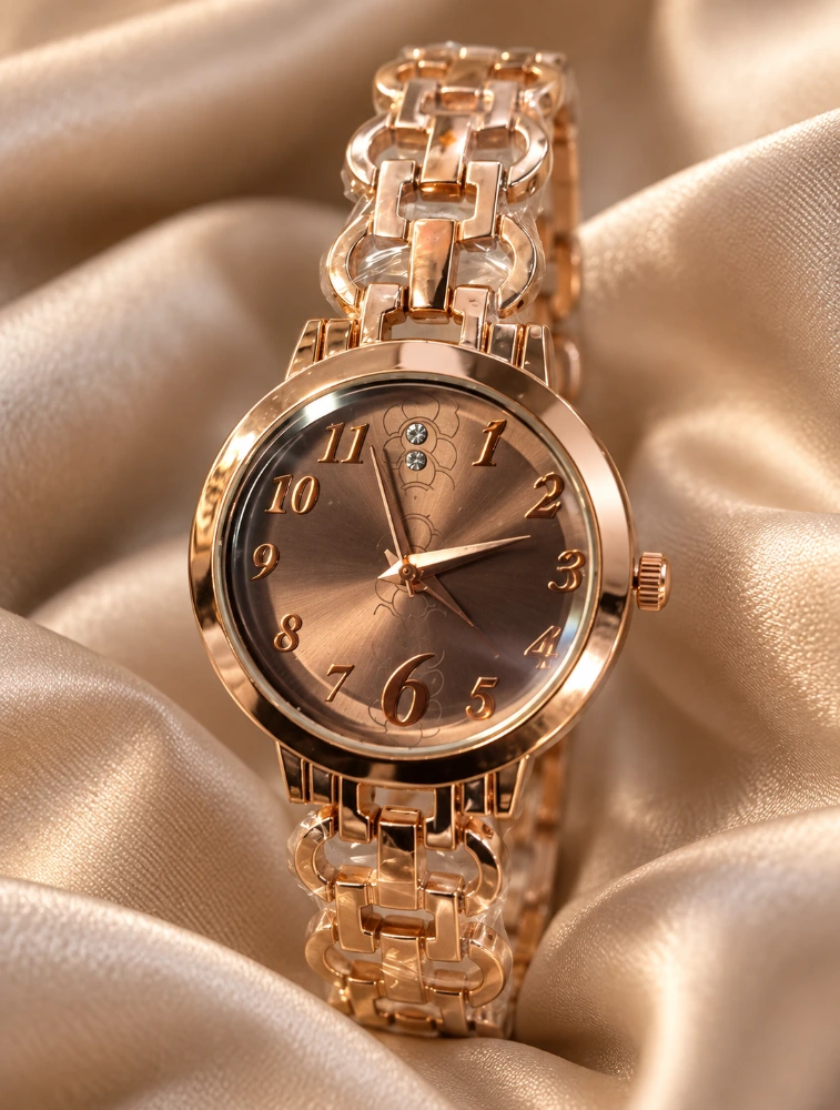 Rose Gold Womens Grace Bracelet Analog Watch