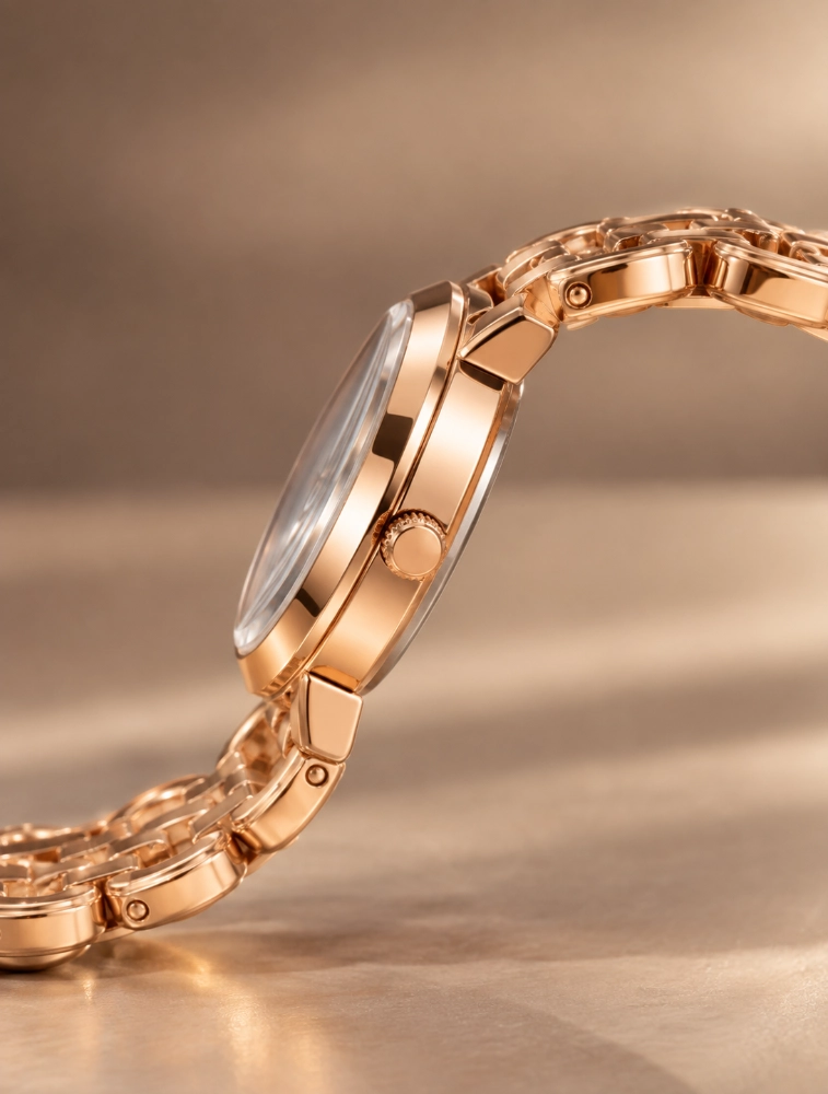 Rose Gold Womens Grace Bracelet Analog Watch