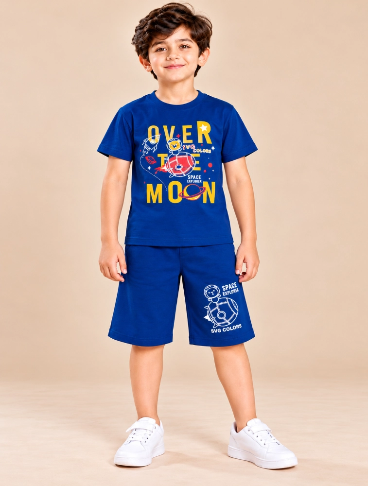Royal Blue Kids Nightwear Set