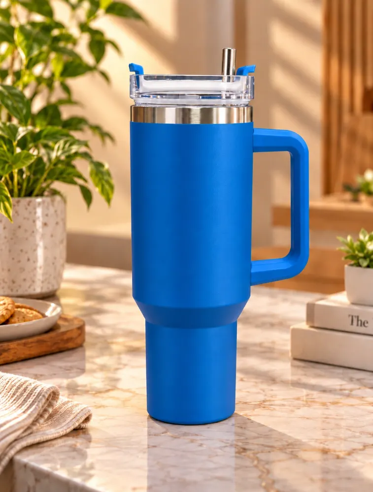 Royal Blue Stainless Travel Tumbler