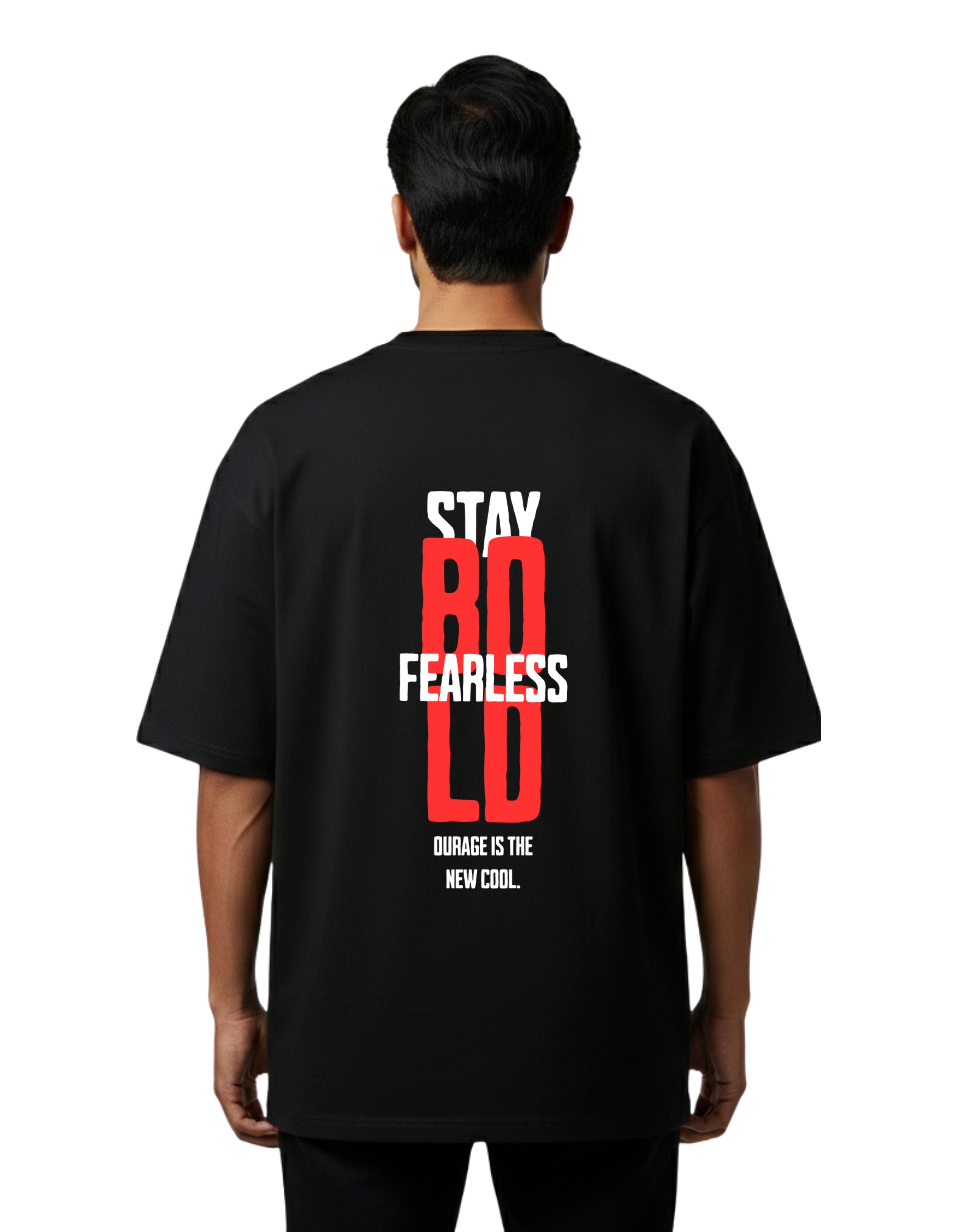 Ruthless Oversized Cotton French Terry T-Shirt 240 GSM Black