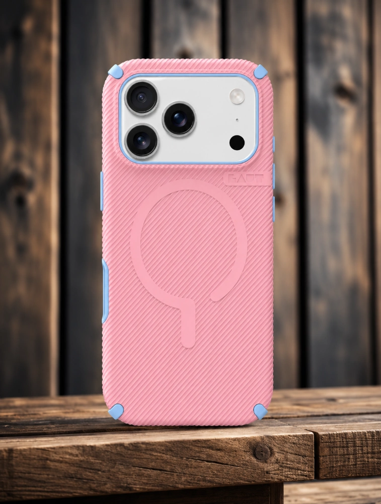 Soft Blossom Pink  SHIELD FLUX Case For iPhone 17 Pro Max 