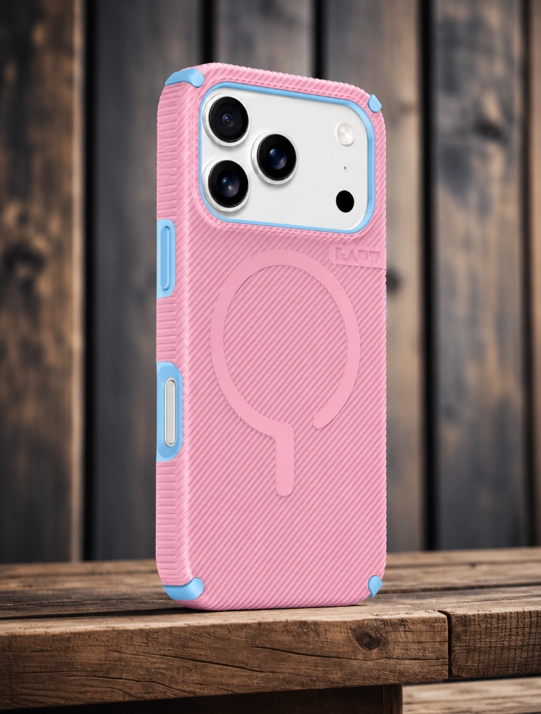 Pink Soft Blossom SHIELD FLUX Case For iPhone 17 Pro 