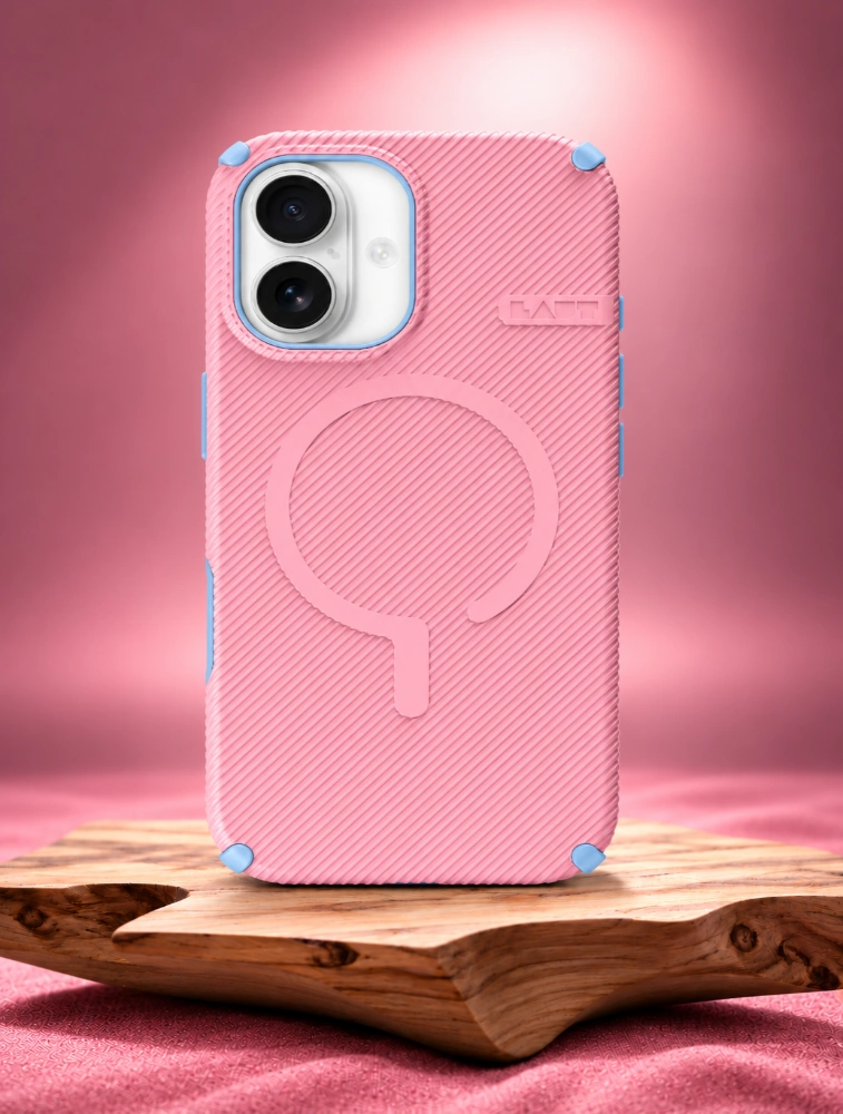 Soft Blossom Pink SHIELD FLUX Case For iPhone 17