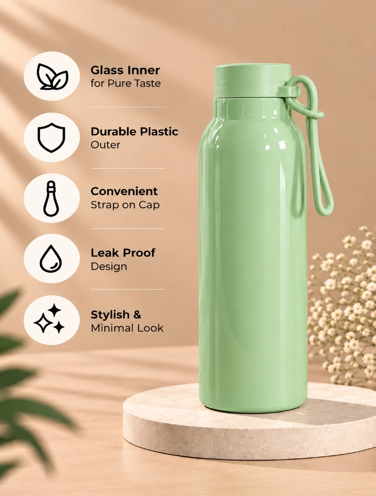 Sage Green Aqua Loop Water Bottle