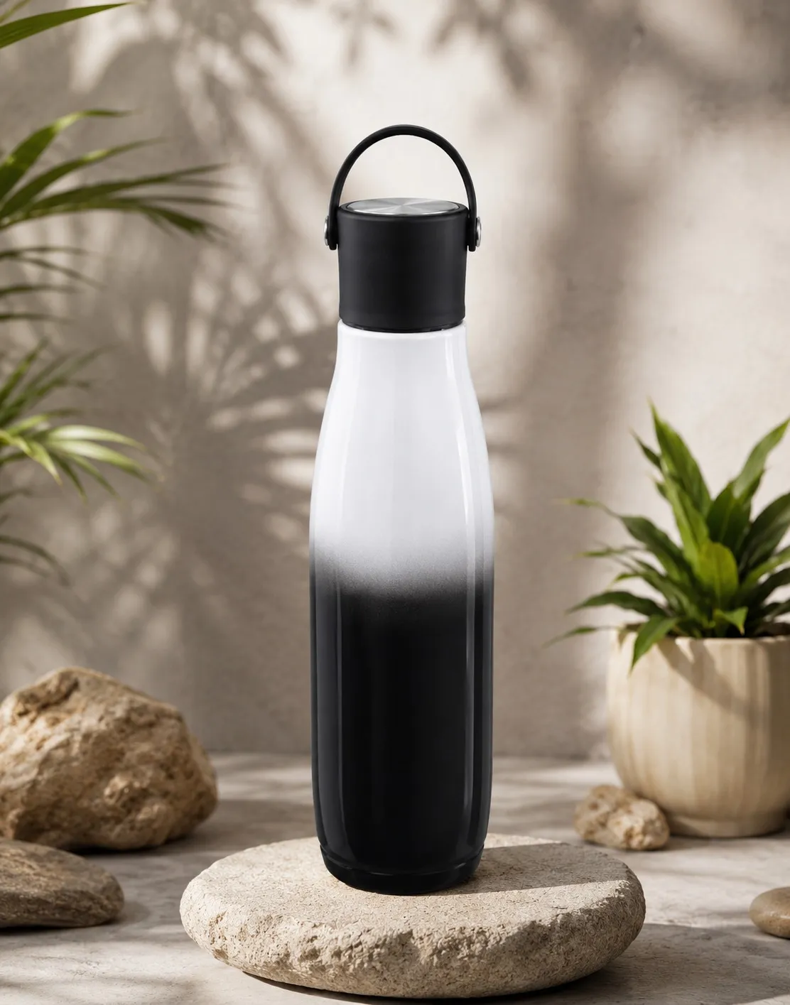 Sewad Black Premium Dual Colors Gradient Insulated Stainless Steel Water Bottle