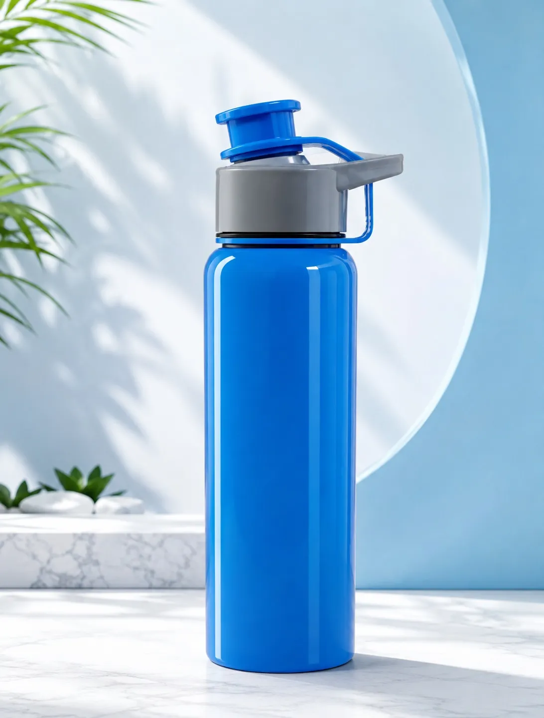 Sewad Blue Premium Flip Top Sports Water Bottle