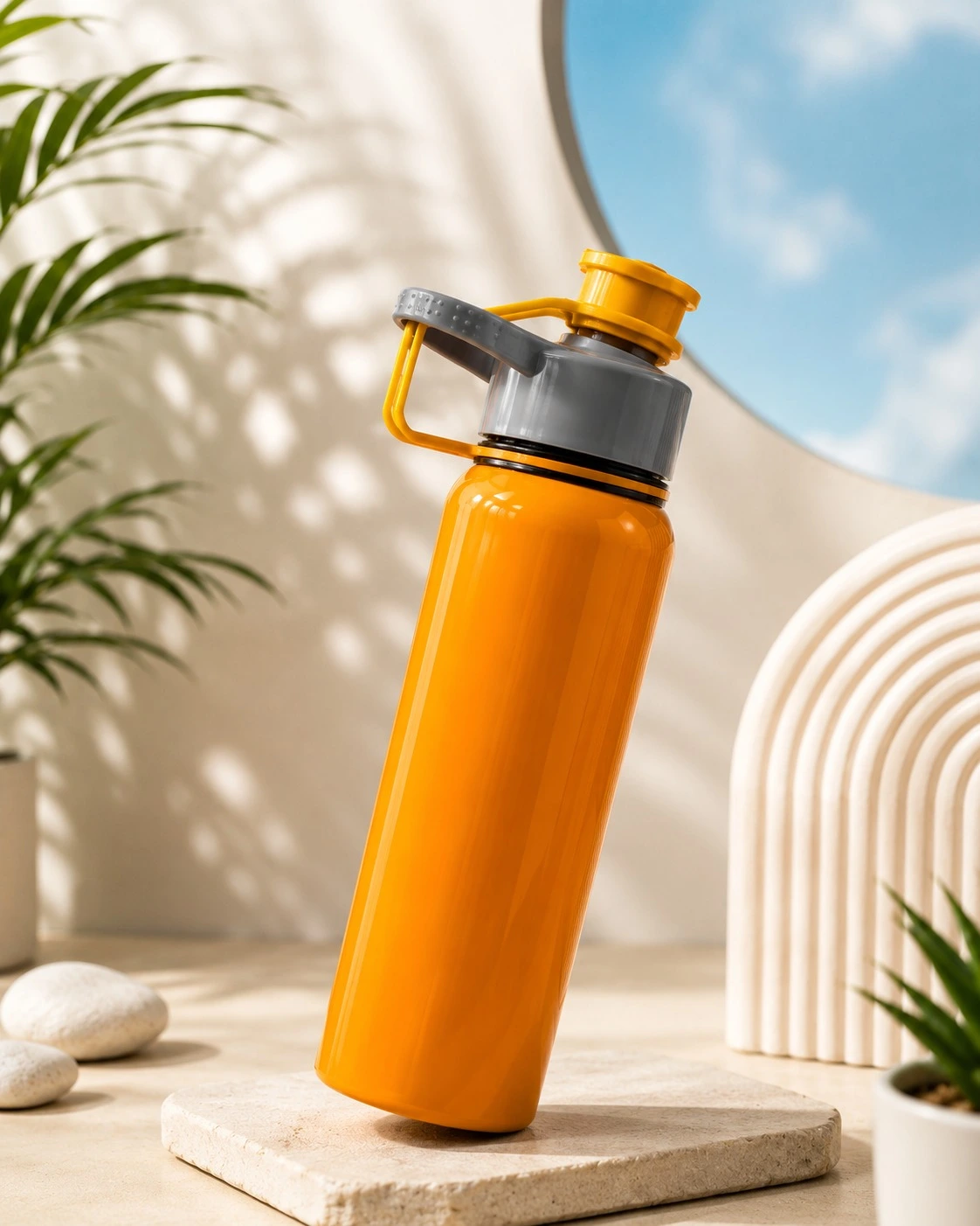 Sewad Orange Premium Flip Top Sports Water Bottle — bulk from ₹267