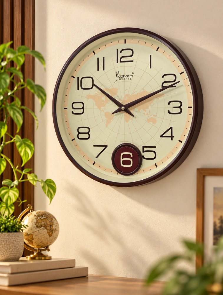 Shaded Cola Siddharth Wall Clock For Home 1333