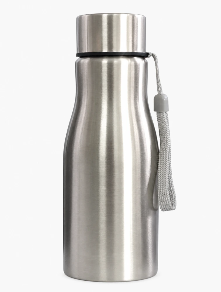 Silver 750 ML Stainless Steel Water Bottle