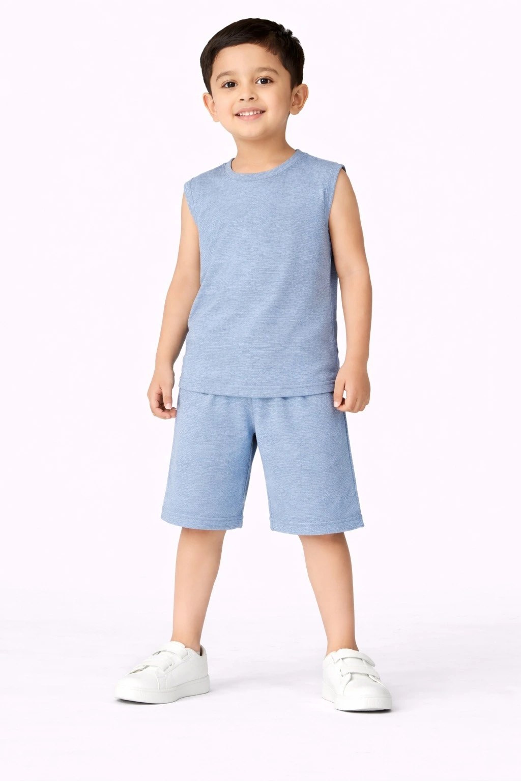 Sky Blue Boys Printed Co ord Sets