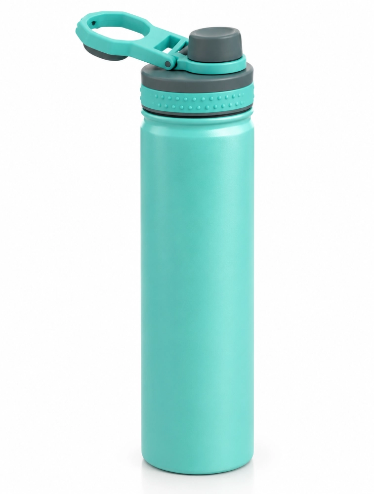 Sky Blue Stainless Steel Sports Sipper Bottle