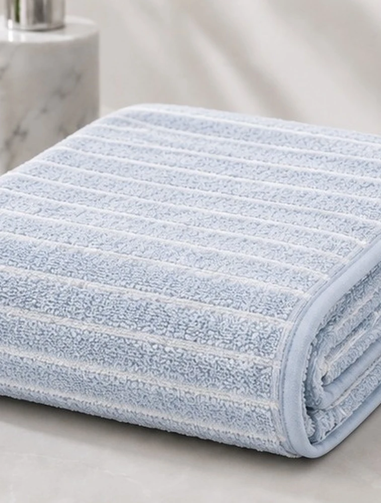 Sky Breeze Blue Habitude PureSoft Microfiber Bath Towel
