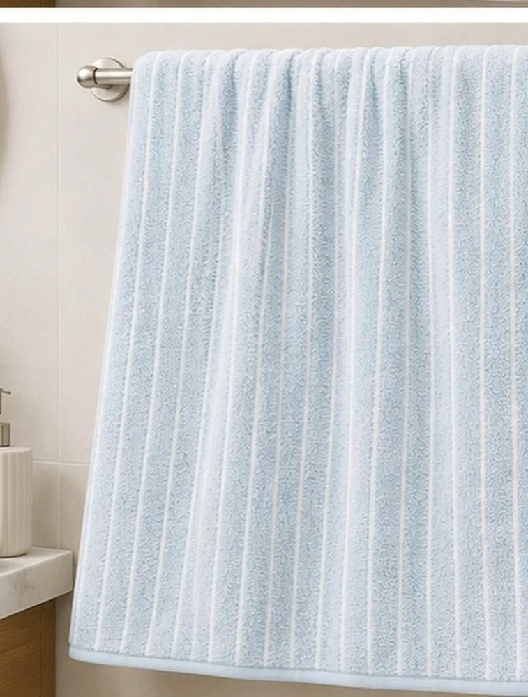 Sky Breeze Blue Habitude PureSoft Microfiber Bath Towel