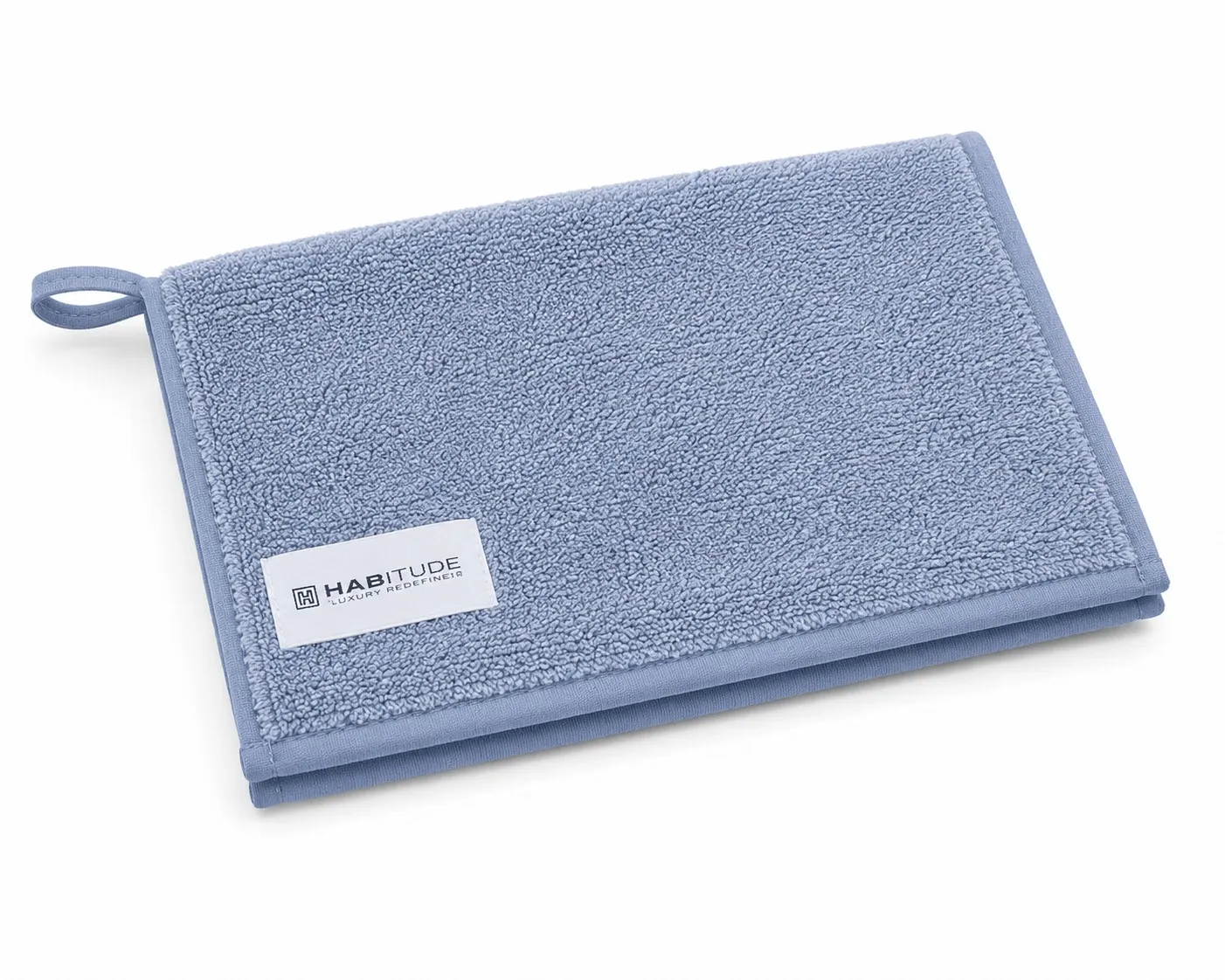 Slate Blue Habitude Microfiber Premium Face Towel