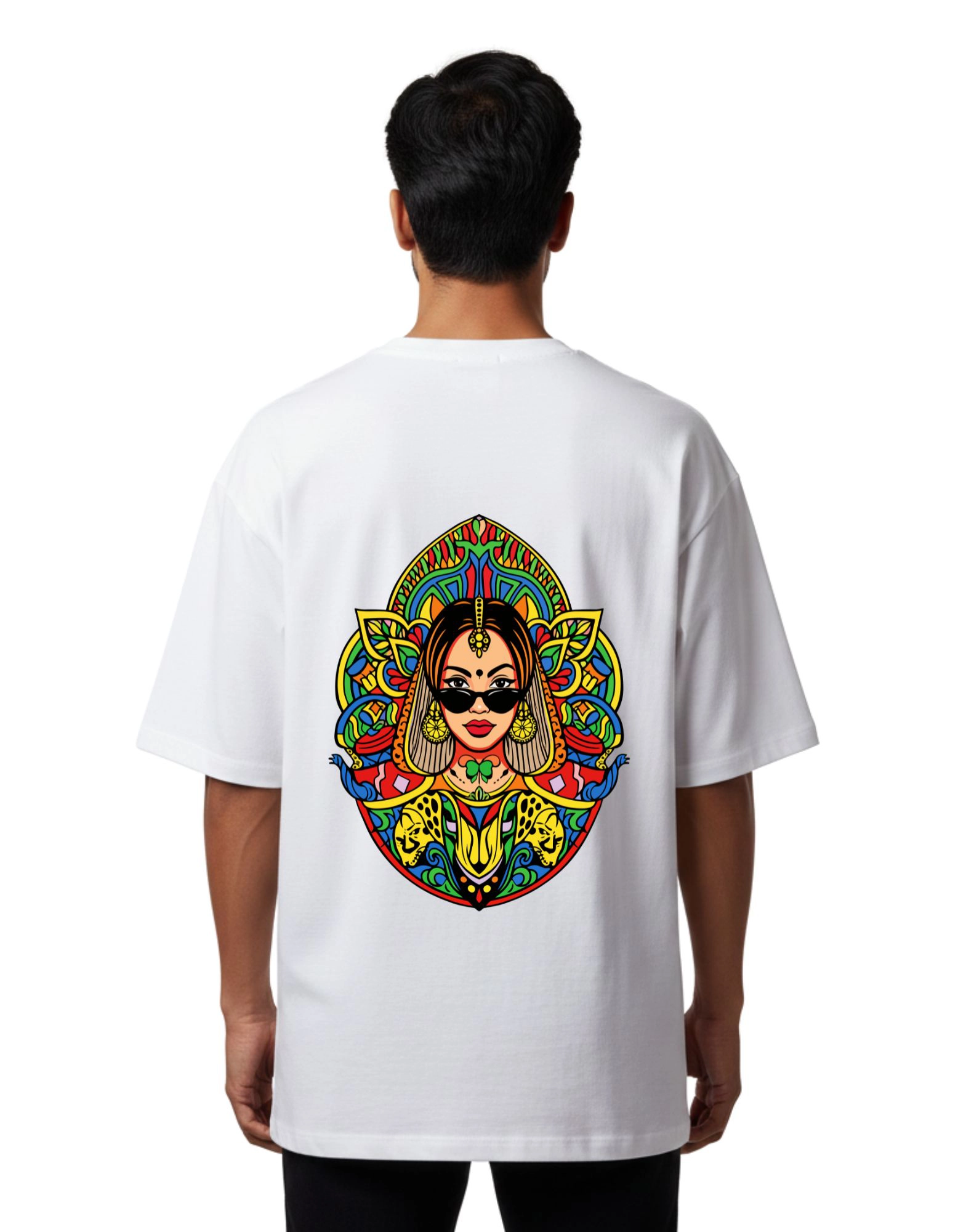 Soul Oversized Cotton French Terry T-Shirt 240 GSM White