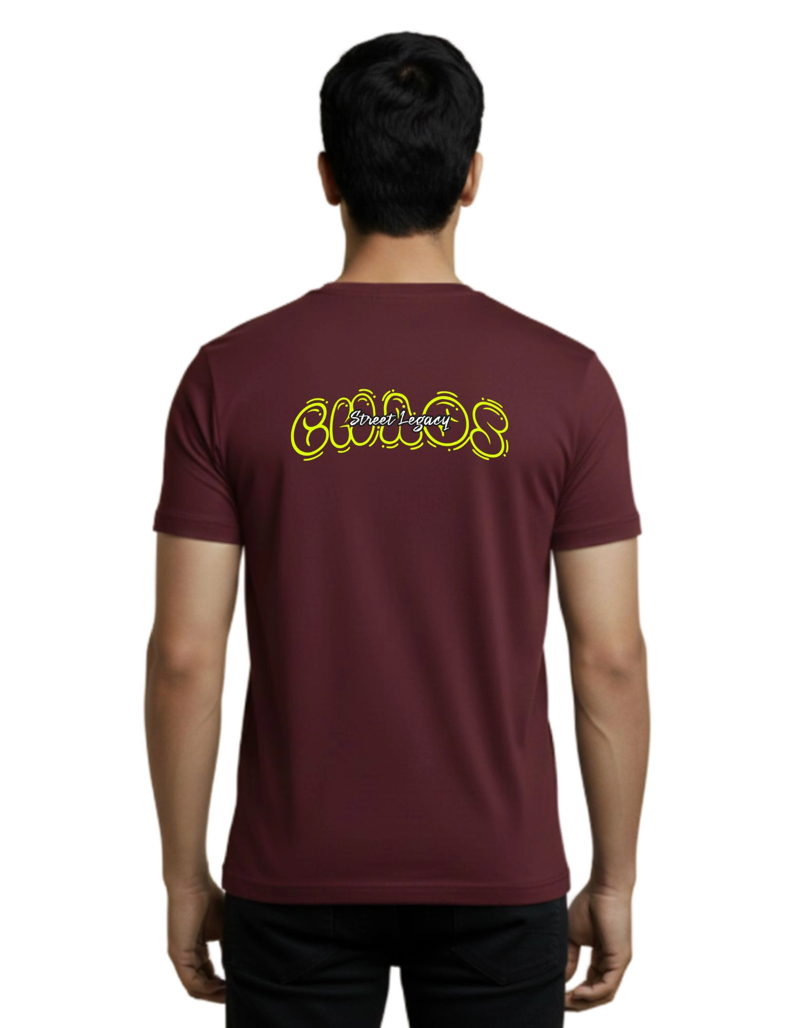 Street Legacy Cotton Round Neck T-Shirt 180 GSM Maroon