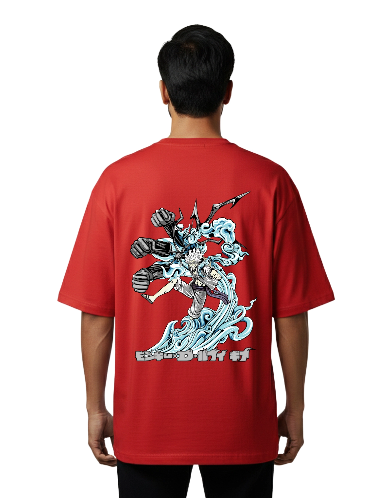 Strongbron Warrior Oversize Cotton French Terry T-Shirt 240 GSM Red