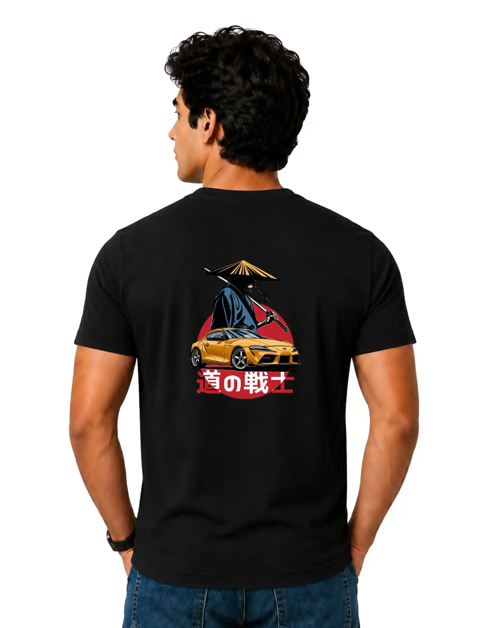 Supra Samurai Cotton Round Neck T-Shirt 180 GSM Black