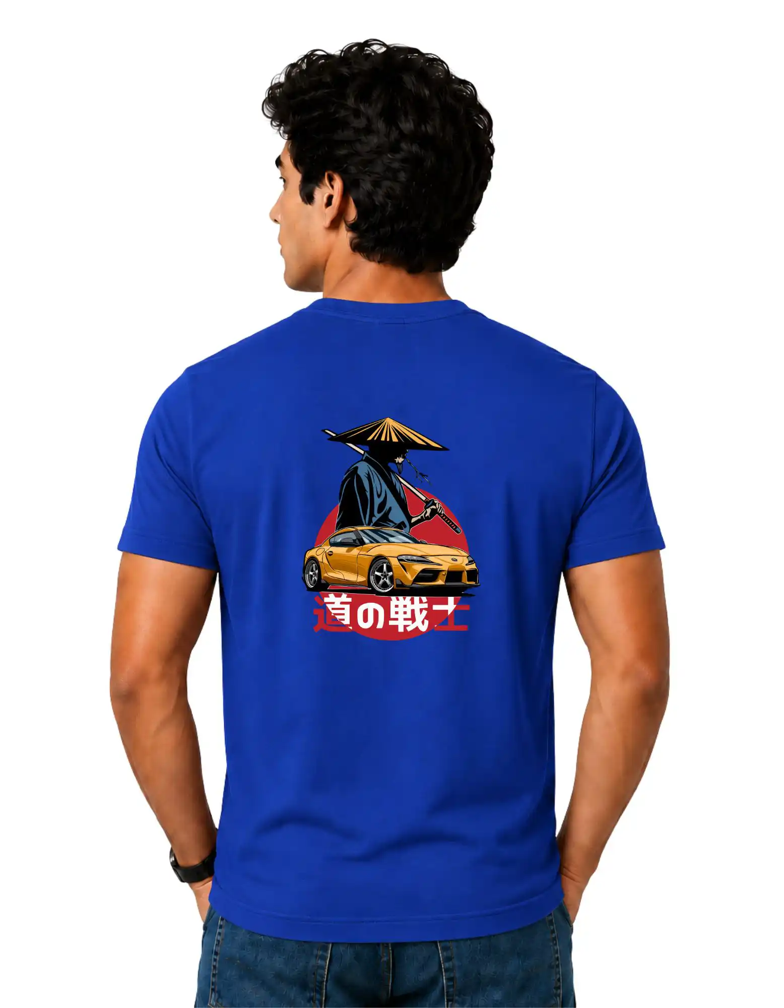 Supra Samurai Cotton Round Neck T-Shirt 180 GSM Royal Blue