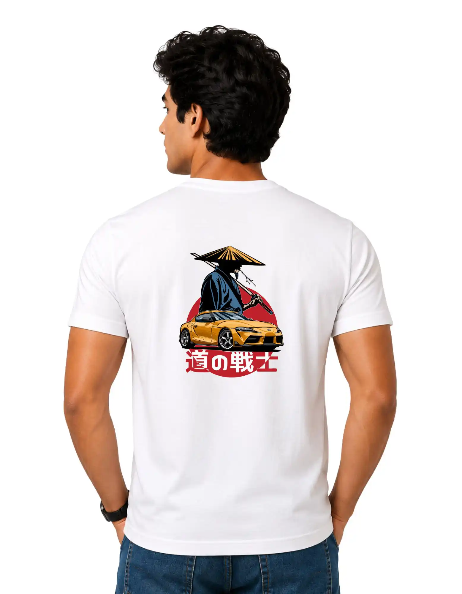 Supra Samurai Cotton Round Neck T-Shirt 180 GSM White