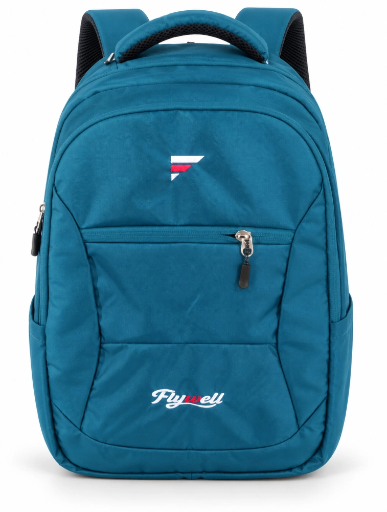 Teal Blue Flywell Premium UrbanTrek ProMulti Compartment Backpack