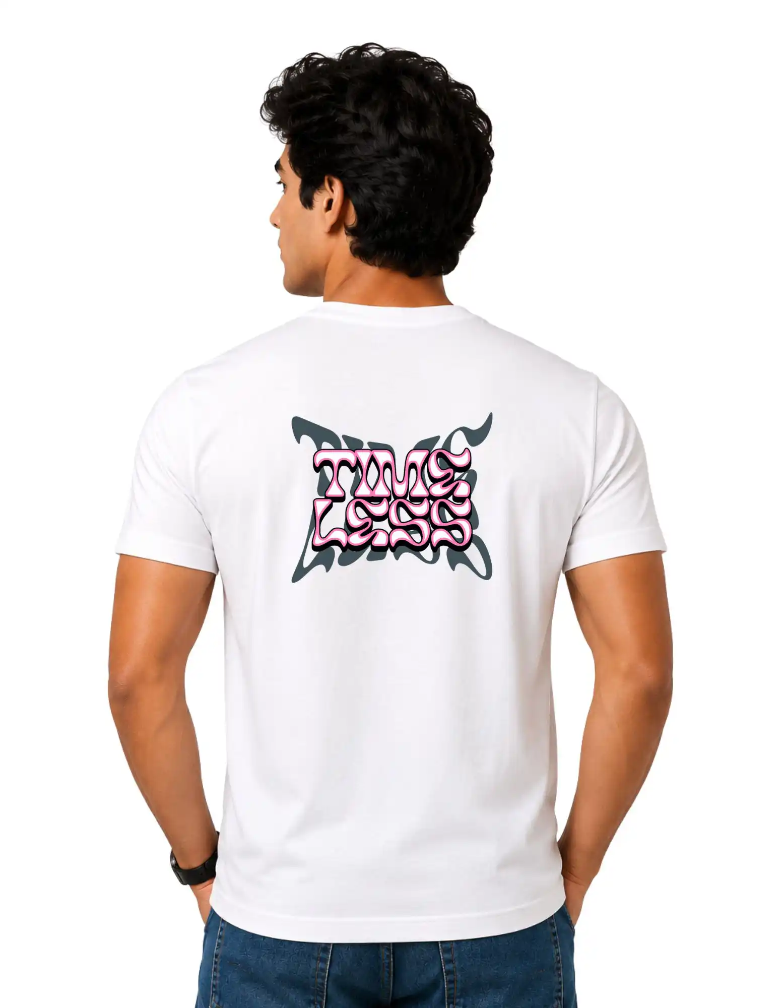 Timeless Cotton Round Neck T-Shirt 180 GSM White