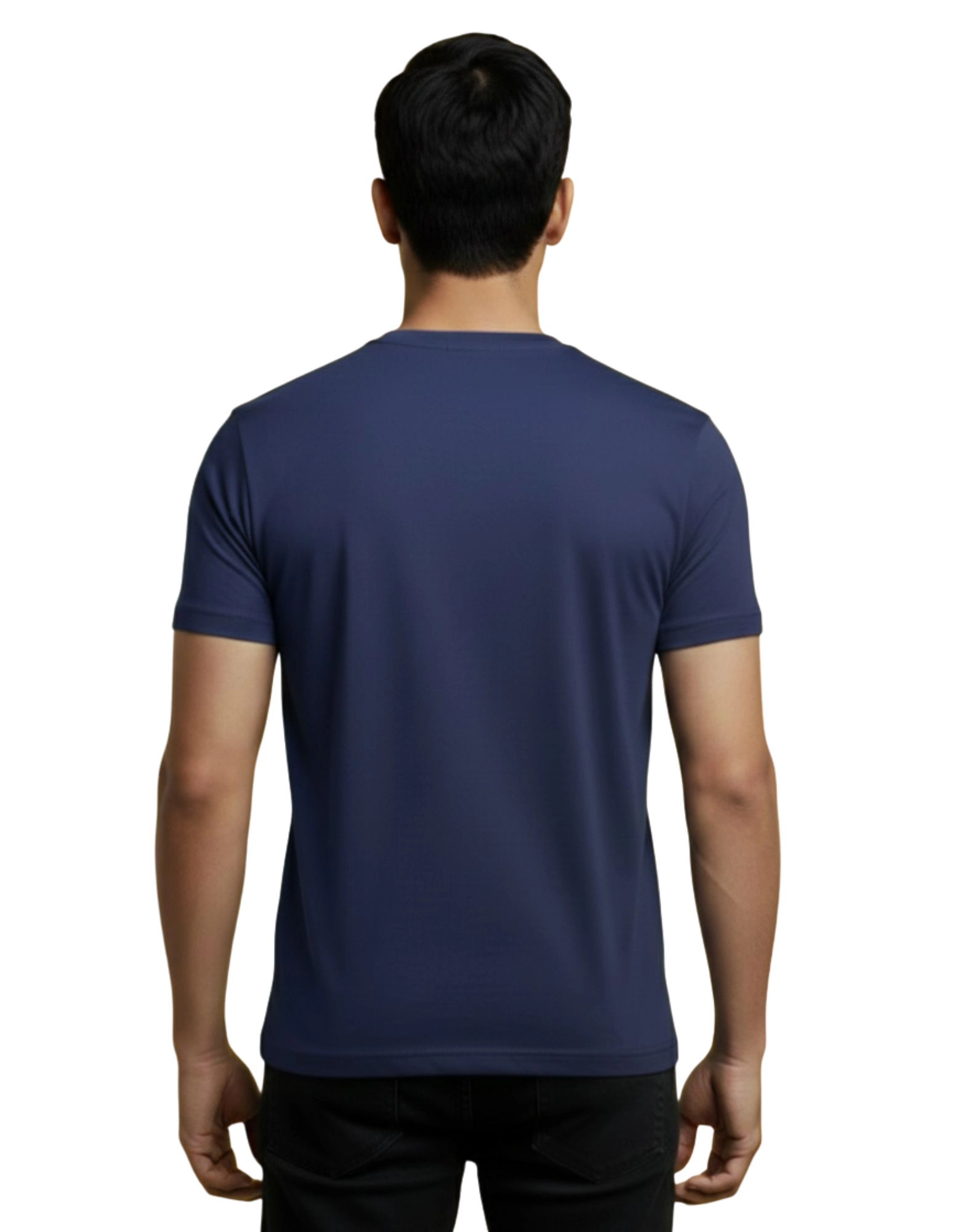 Tony Tony Chopper Anime Cotton T-Shirt 180 GSM Round Neck Navy Blue