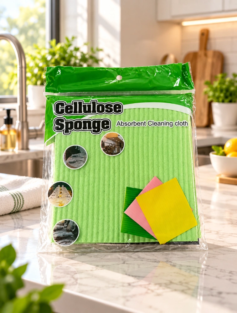 Multicolour Tot2hom Kitchen Sponge Wipe Pack Of 5