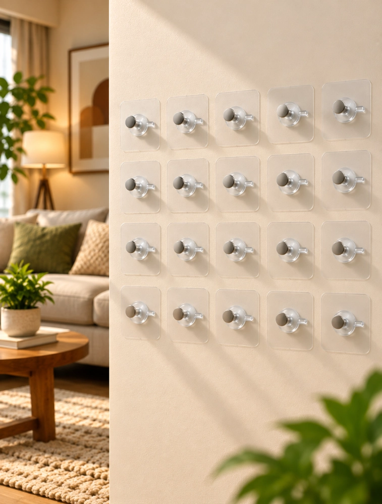 Tot2hom Multipurpose Photo Frame Wall Hook Pack Of 20