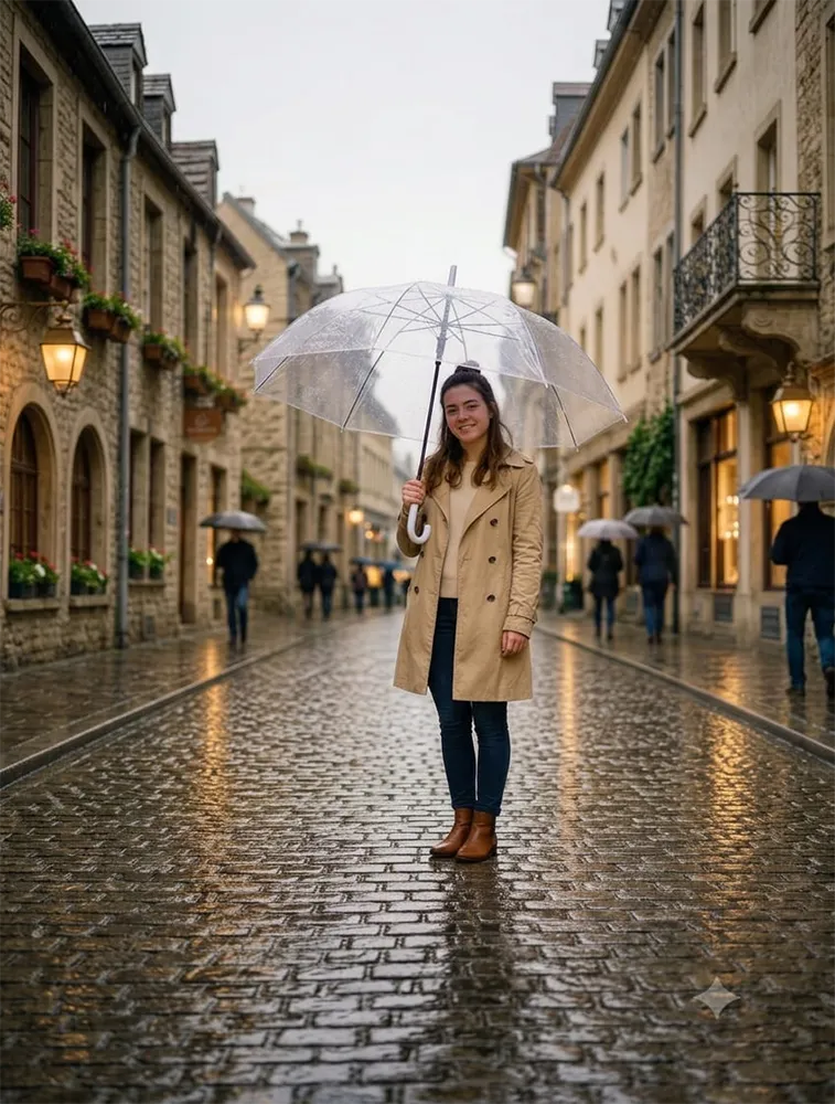 Transparent Dome Umbrella