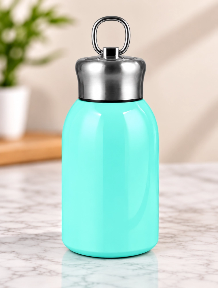 Turquoise Blue Mini Stainless Steel Vacuum Mug