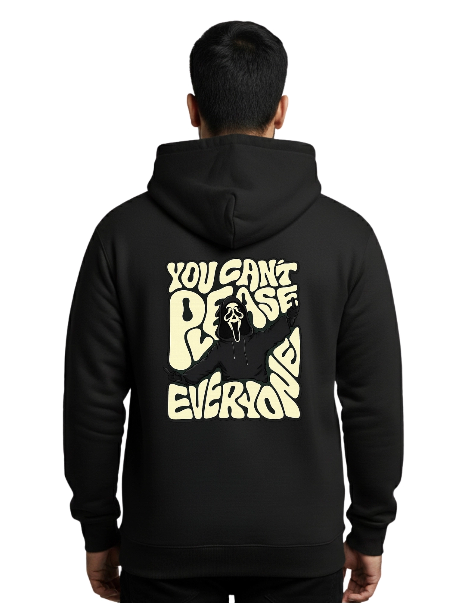 Void Cotton Hoodie Without Zipper 300 GSM Black
