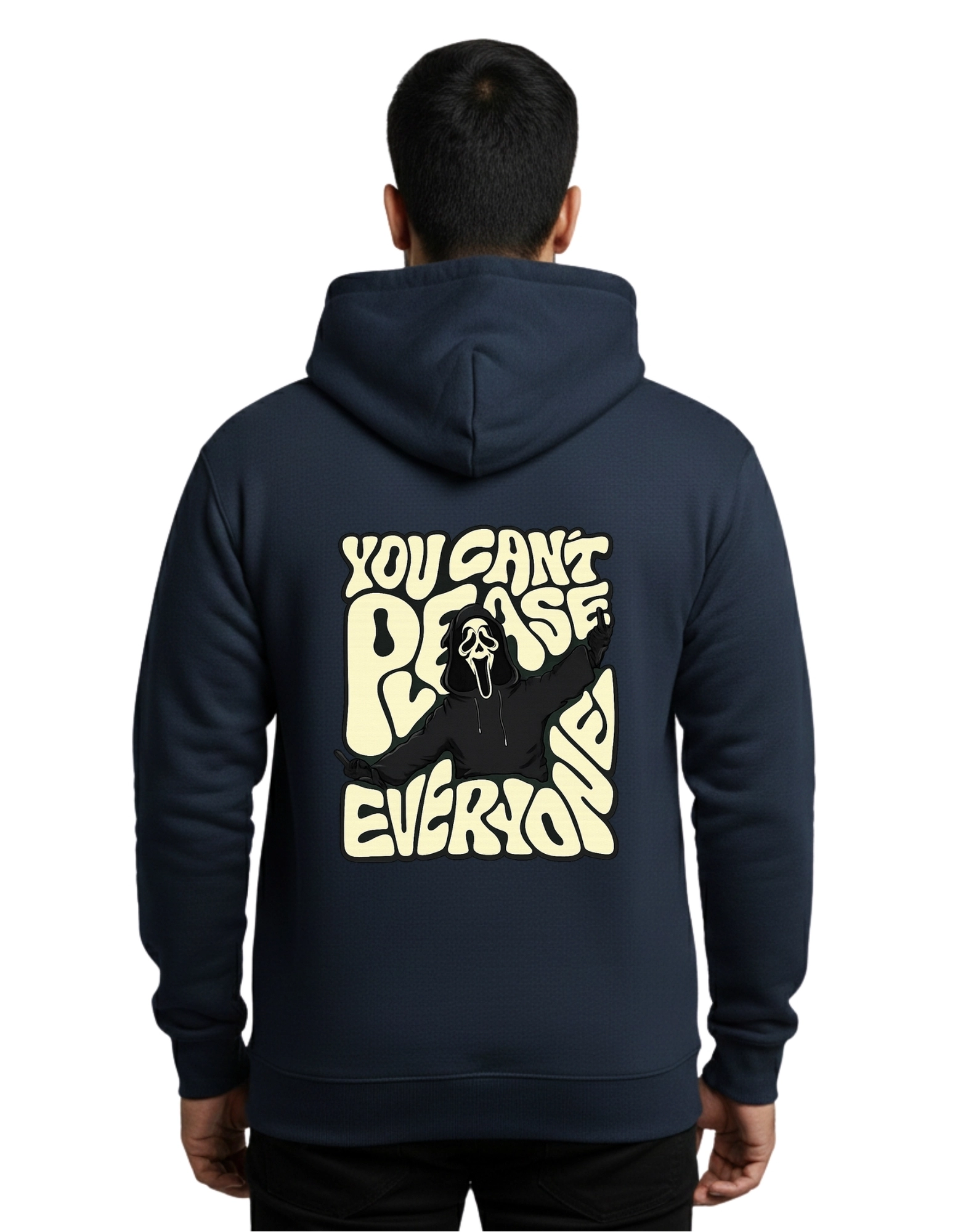 Void Cotton Hoodie Without Zipper 300 GSM Navy Blue