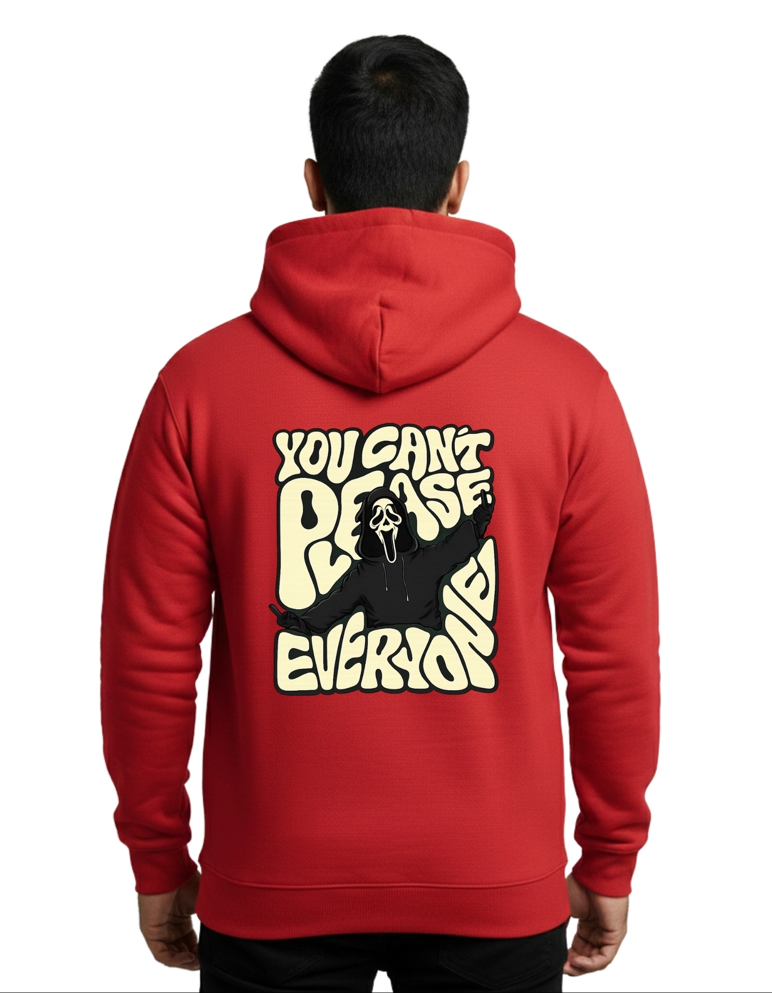 Void Cotton Hoodie Without Zipper 300 GSM Red