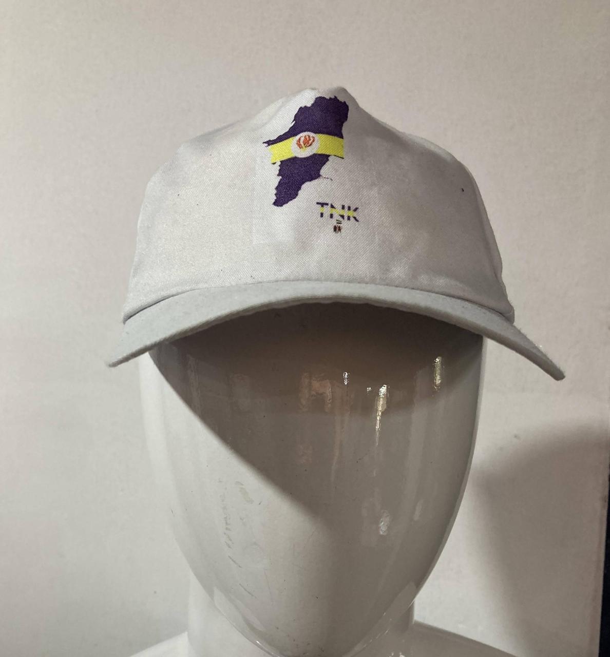 White Polyester Promotional  Cap